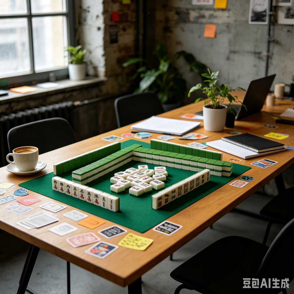 two tone mahjong set design